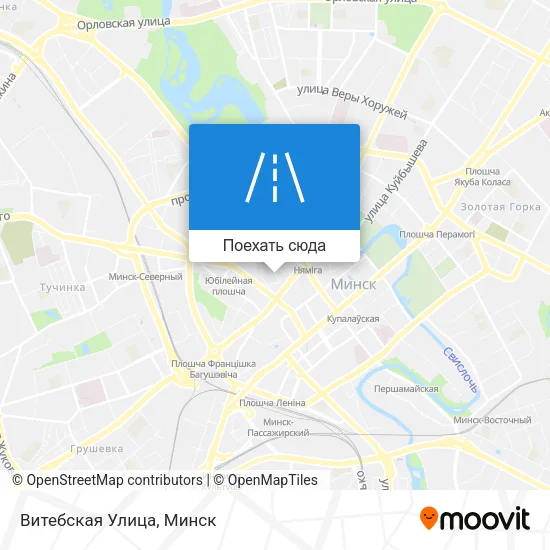 Карта Витебская Улица