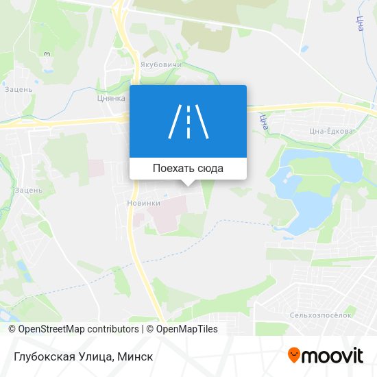 Карта Глубокская Улица