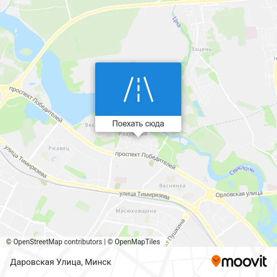 Карта Даровская Улица