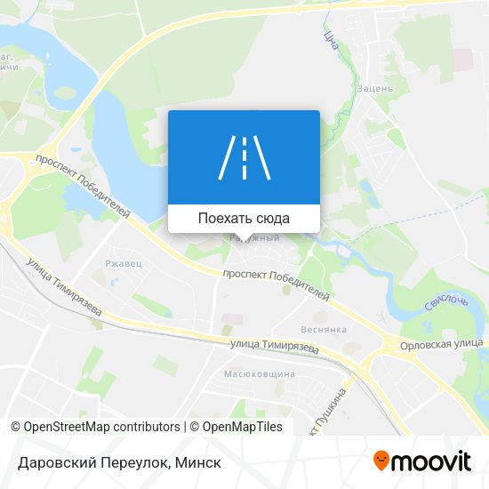 Карта Даровский Переулок