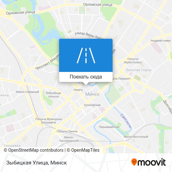 Карта Зыбицкая Улица