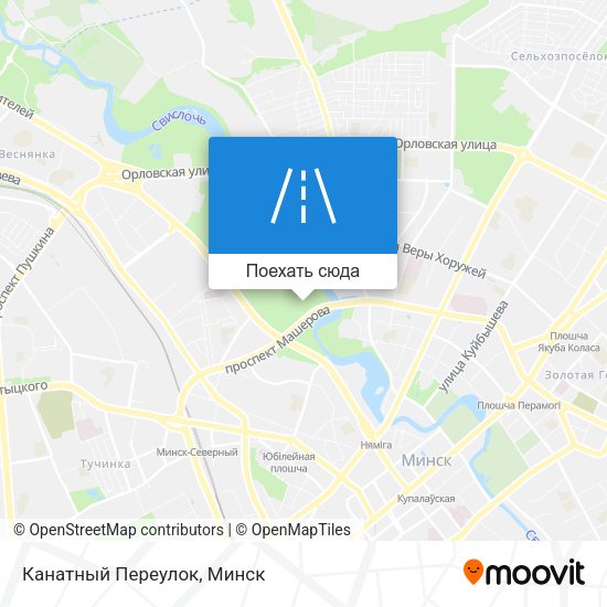 Карта Канатный Переулок