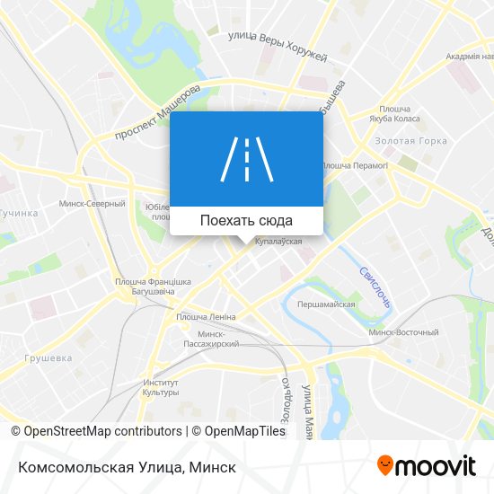 Карта Комсомольская Улица