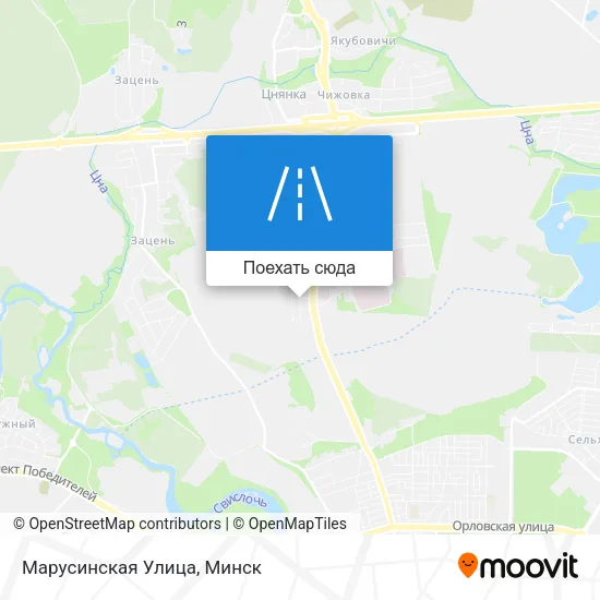 Карта Марусинская Улица