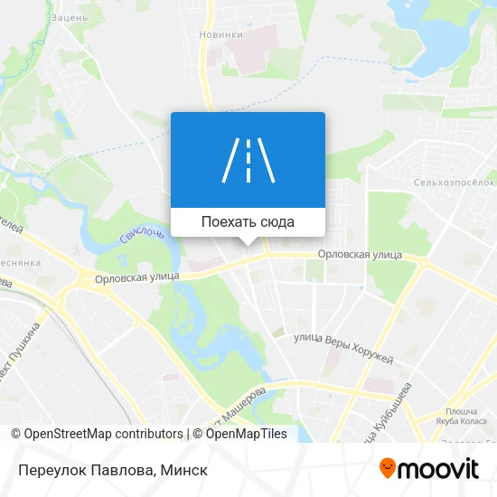 Карта Переулок Павлова