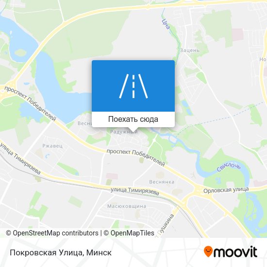 Карта Покровская Улица