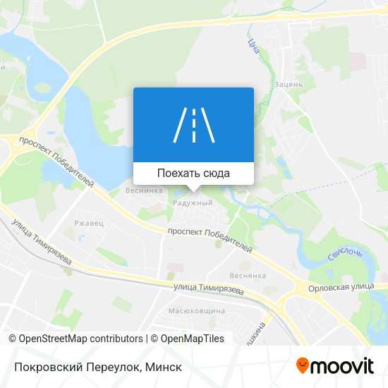 Карта Покровский Переулок