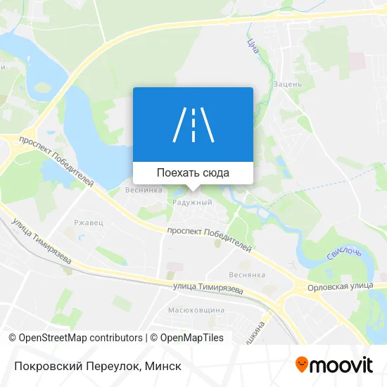 Карта Покровский Переулок