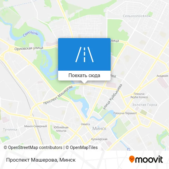 Карта Проспект Машерова
