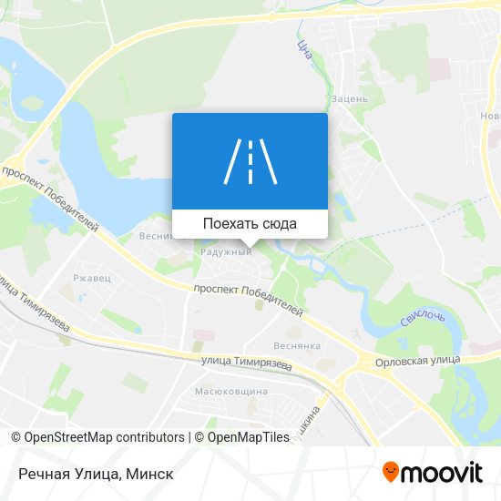 Карта Речная Улица