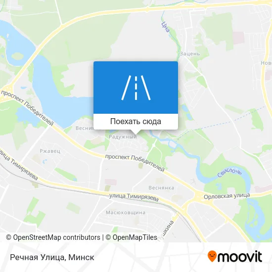 Карта Речная Улица