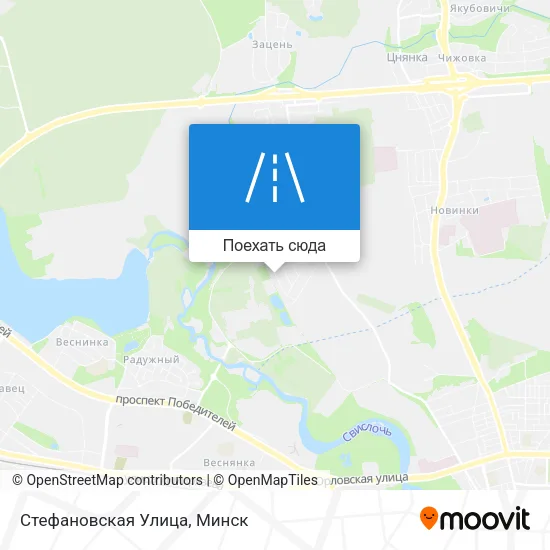 Карта Стефановская Улица