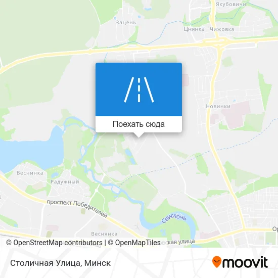 Карта Столичная Улица