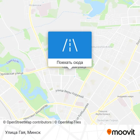 Карта Улица Гая