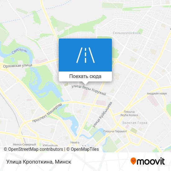 Карта Улица Кропоткина