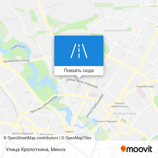 Карта Улица Кропоткина