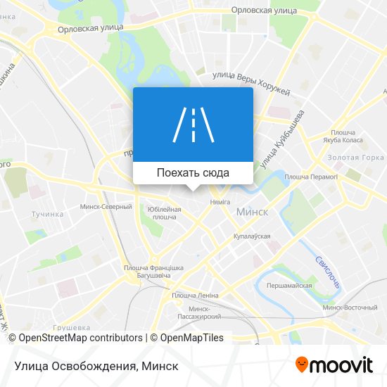 Карта Улица Освобождения