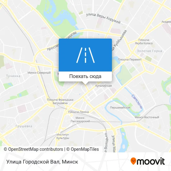 Карта Улица Городской Вал