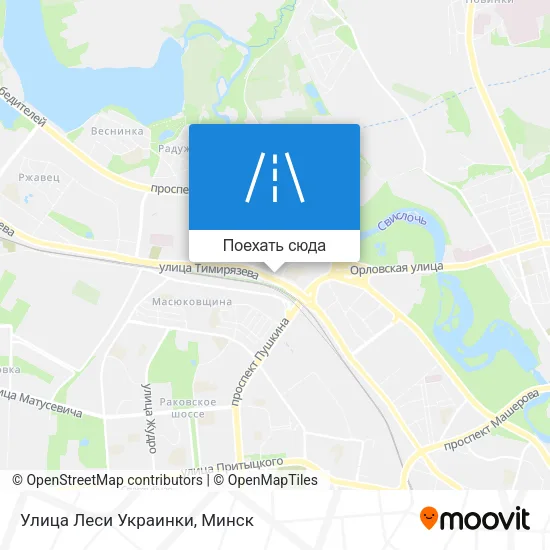 Карта Улица Леси Украинки