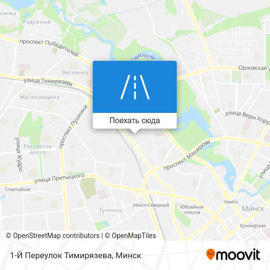 Карта 1-Й Переулок Тимирязева