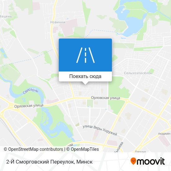 Карта 2-Й Сморговский Переулок