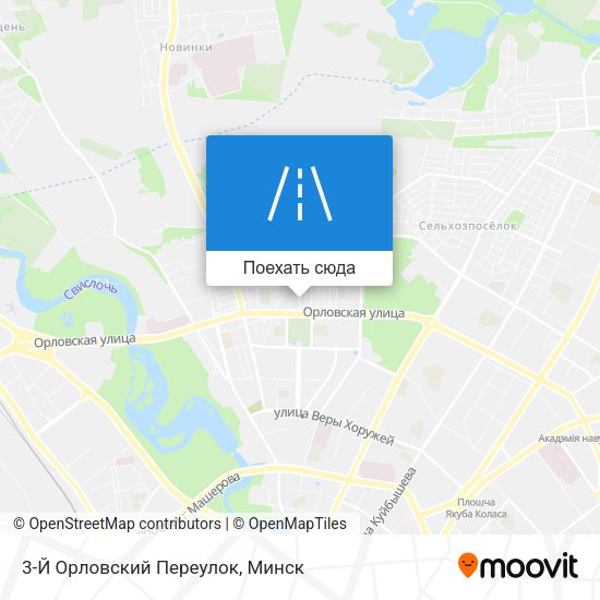 Карта 3-Й Орловский Переулок