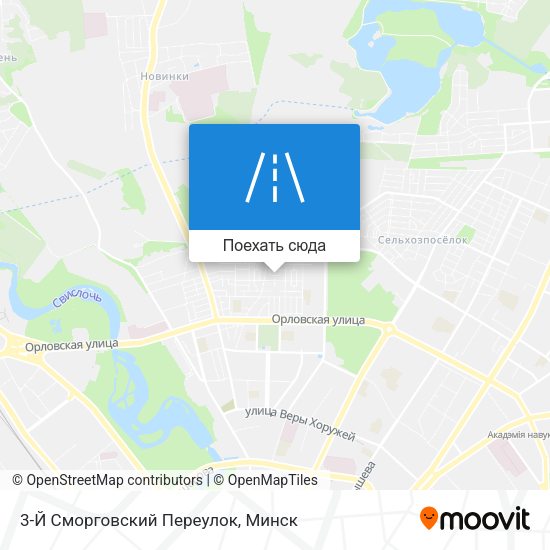 Карта 3-Й Сморговский Переулок