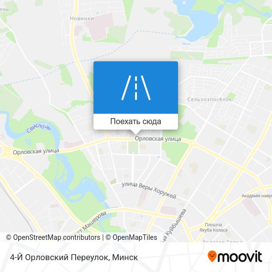 Карта 4-Й Орловский Переулок