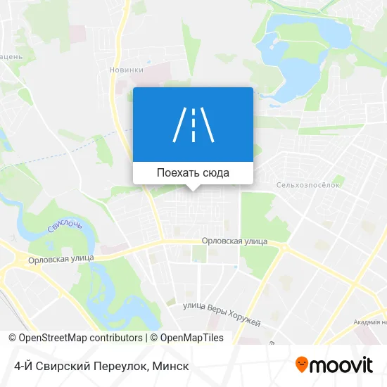 Карта 4-Й Свирский Переулок
