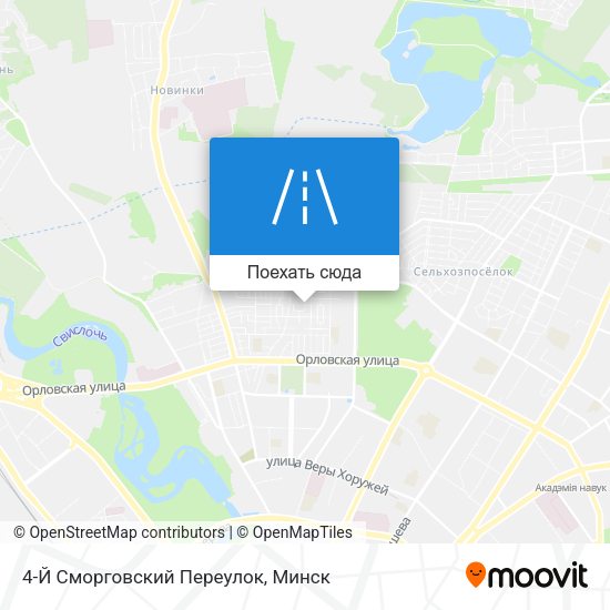 Карта 4-Й Сморговский Переулок