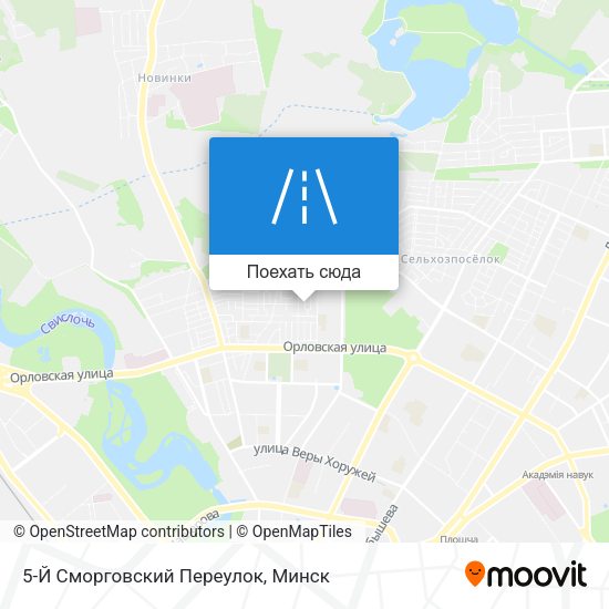 Карта 5-Й Сморговский Переулок