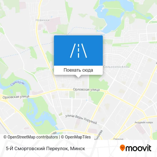 Карта 5-Й Сморговский Переулок
