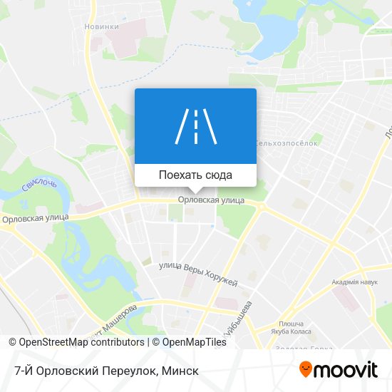Карта 7-Й Орловский Переулок