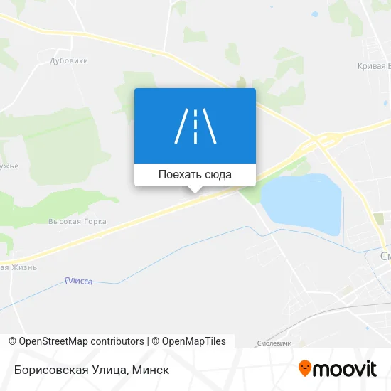Карта Борисовская Улица