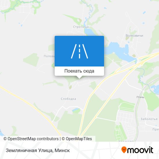 Карта Земляничная Улица