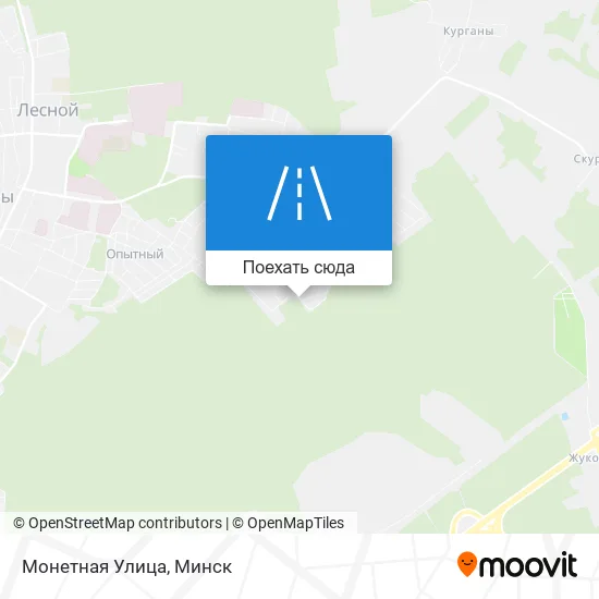 Карта Монетная Улица