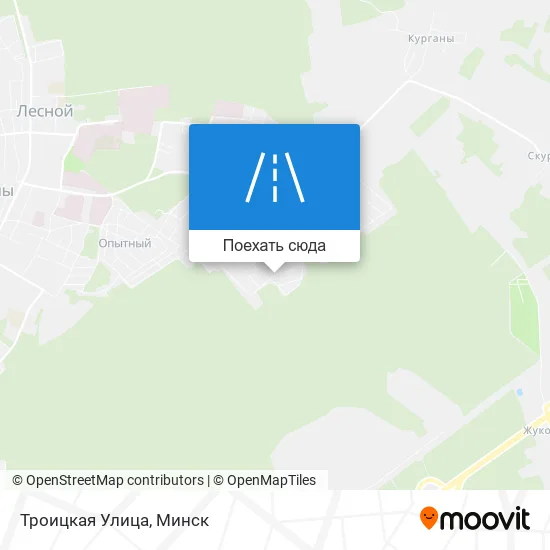 Карта Троицкая Улица