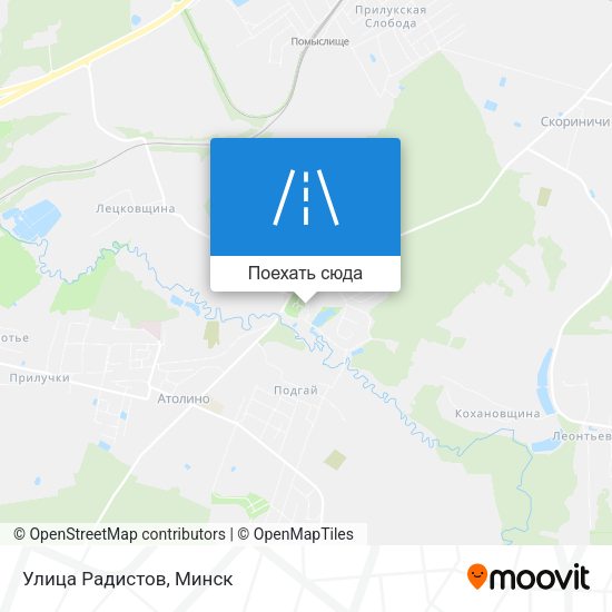 Карта Улица Радистов