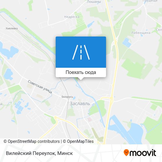 Карта Вилейский Переулок