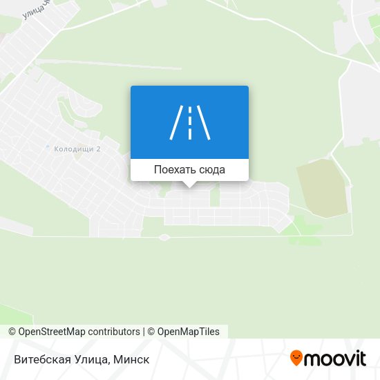 Карта Витебская Улица