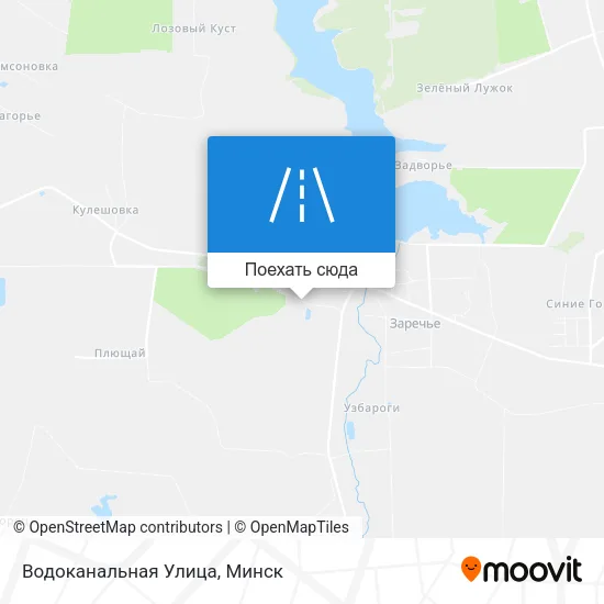 Карта Водоканальная Улица