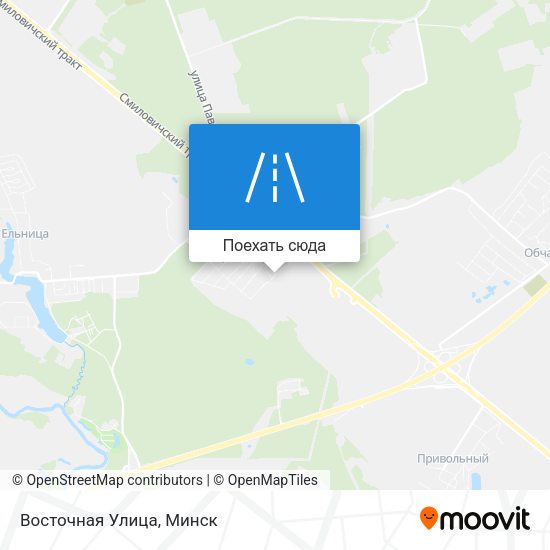 Карта Восточная Улица