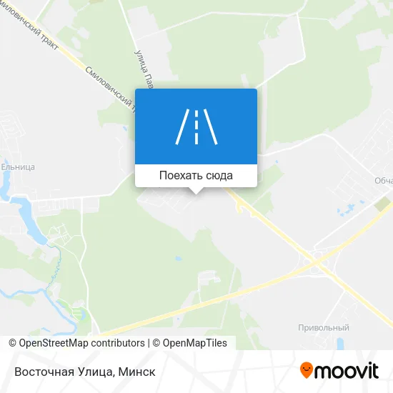 Карта Восточная Улица