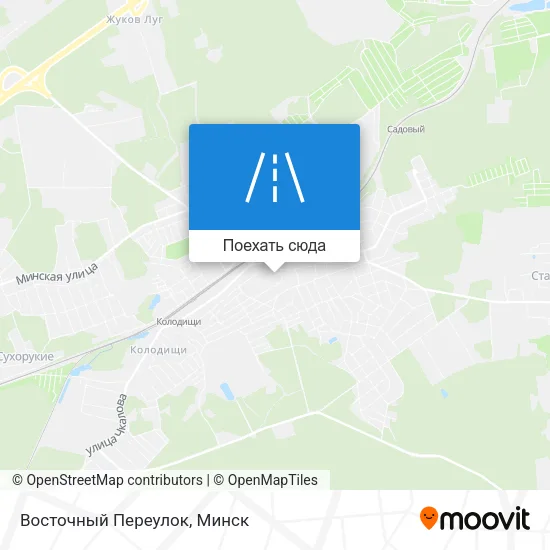 Карта Восточный Переулок