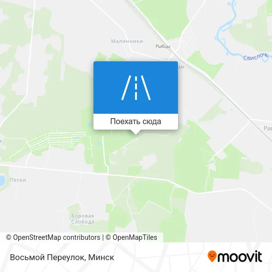 Карта Восьмой Переулок