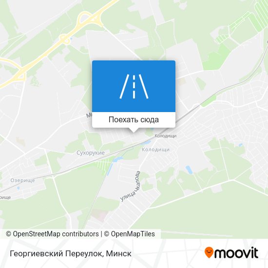 Карта Георгиевский Переулок
