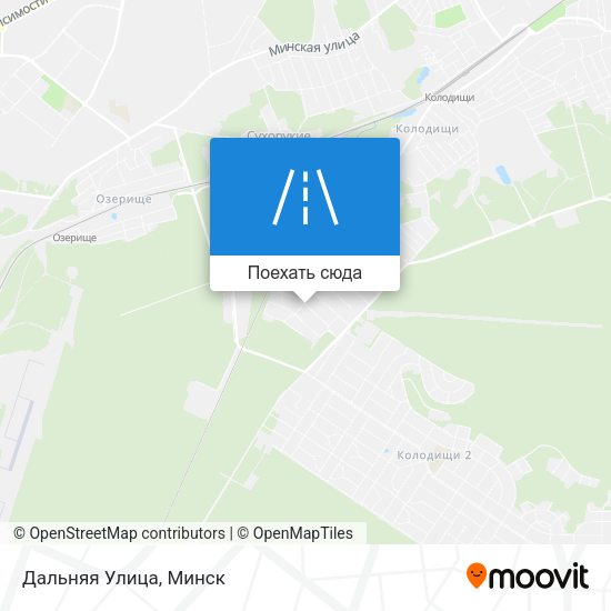 Карта Дальняя Улица