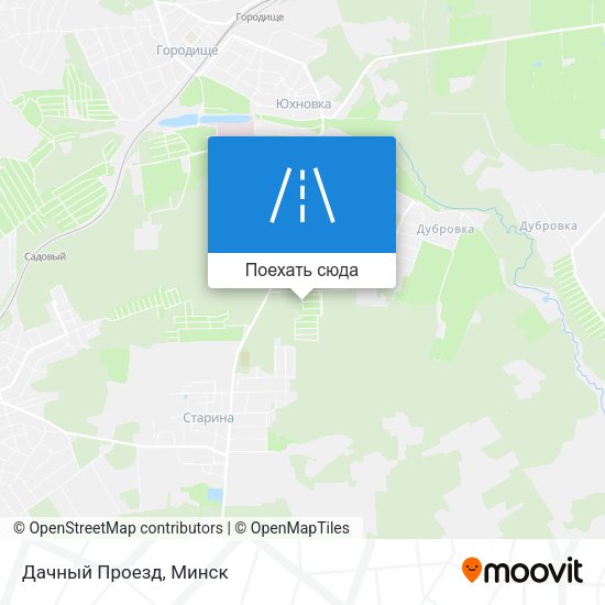 Карта Дачный Проезд