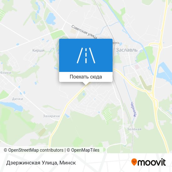 Карта Дзержинская Улица