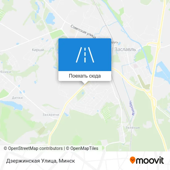 Карта Дзержинская Улица